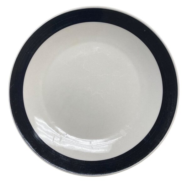 Stoneware Dinner Plates Black & White - Picture 3 of 6